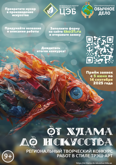 РЕГИОНАЛЬНЫЙ ТВОРЧЕСКИЙ КОНКУРС «ОТ ХЛАМА ДО ИСКУССТВА – 2025».